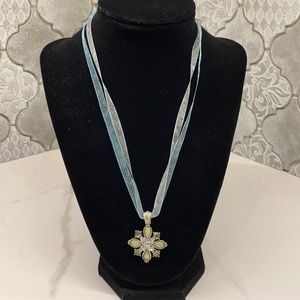 Jeweled Pendant Necklace